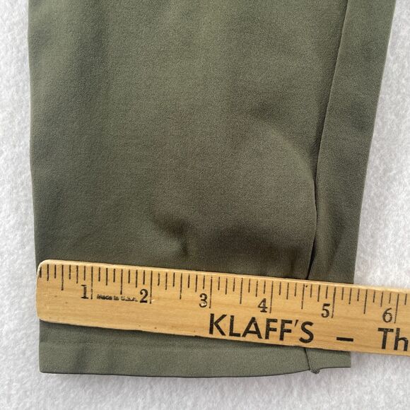 ORGANIC BY JOHN PATRICK Leggings M Seamless High Waist Stretch Nylon Green - Picture 13 of 14